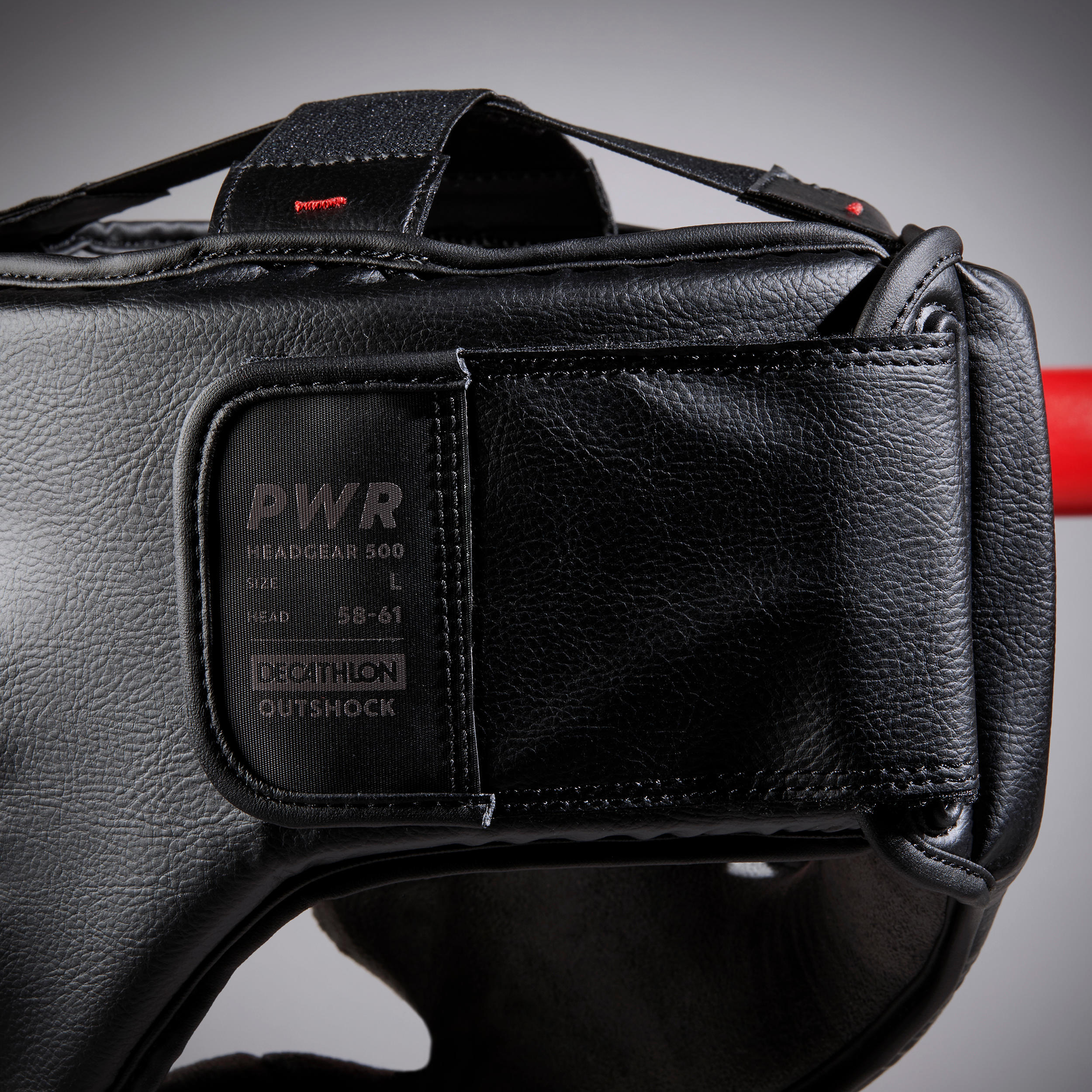 Adult Boxing Full Face Headguard 500 - Black 3/5
