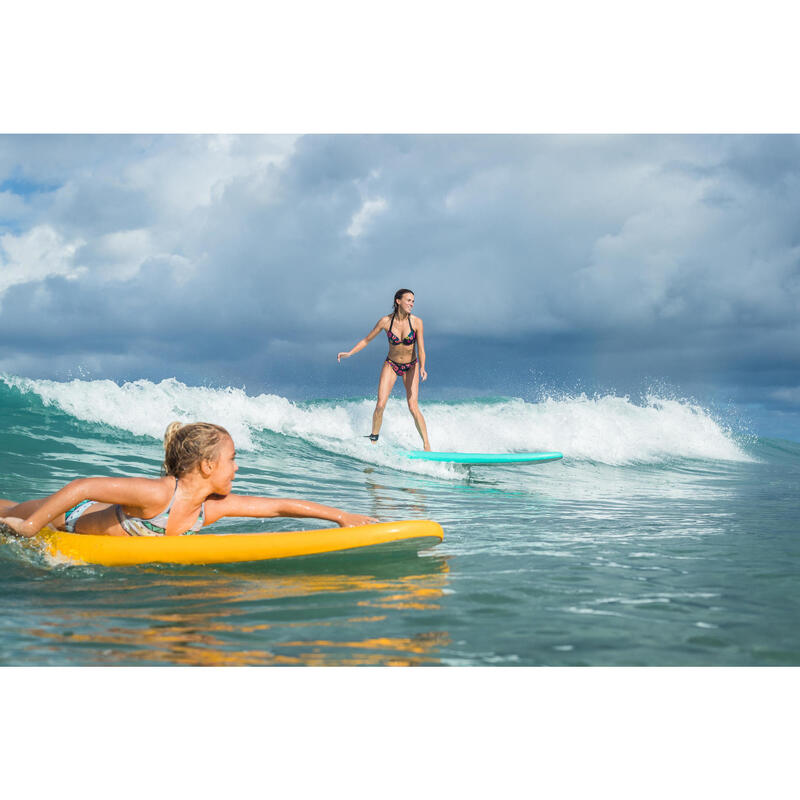 Pěnový surf 100 6'8" s leashem a 3 ploutvičkami