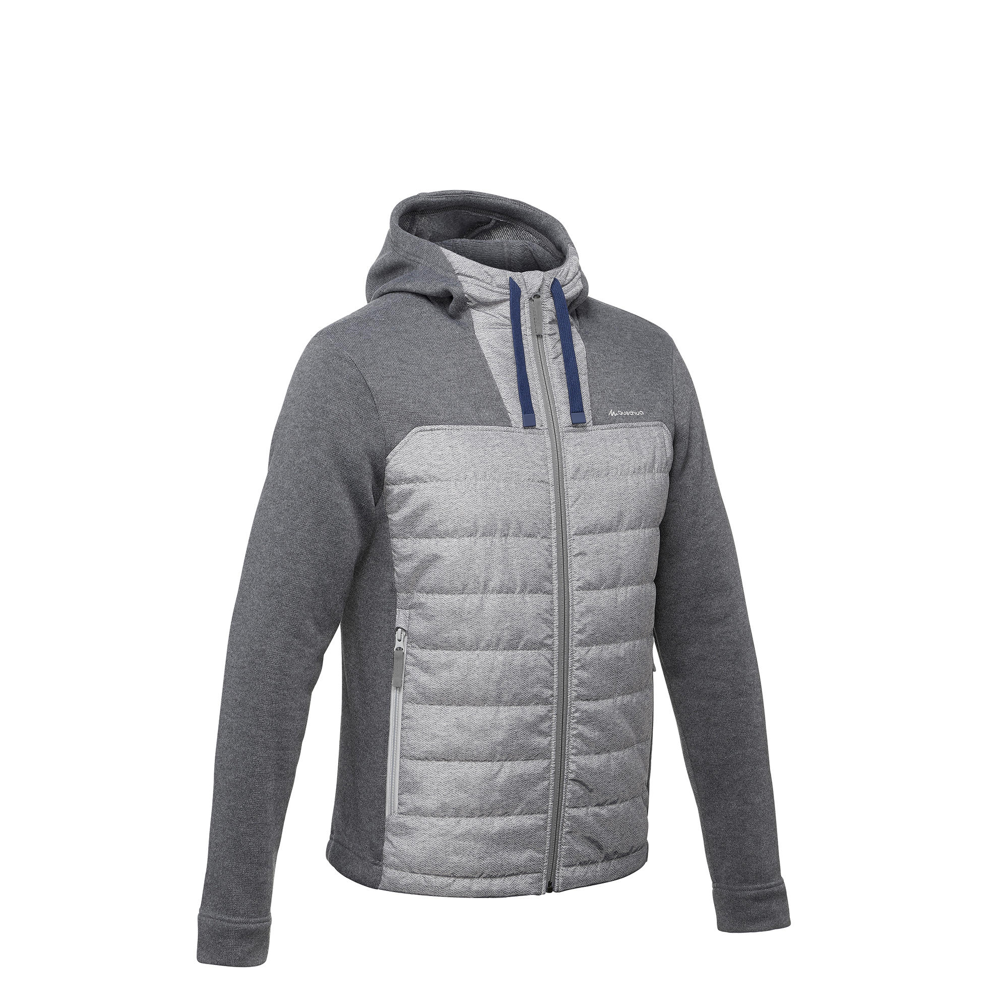 Men’s Hiking Hooded Sweatshirt - NH100 Hybrid 2/2