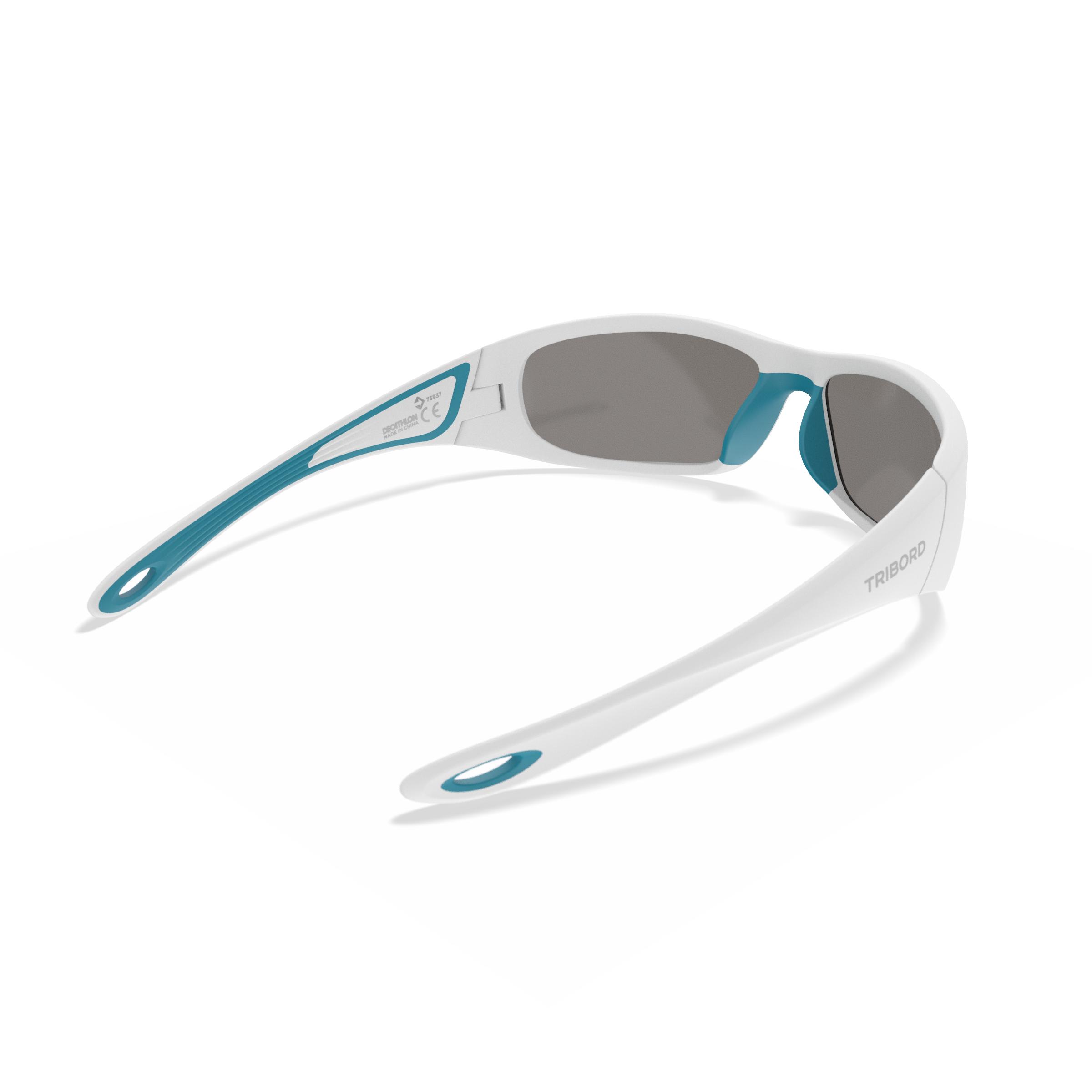 Adult Sailing Floating Polarised Sunglasses 900 Category 3 - White 5/5