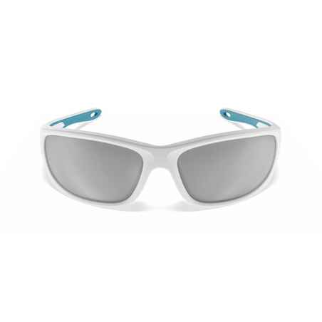 Слънчеви очила за плаване 900 за възрастни, непотъващи поляризирани кат. 3, бели