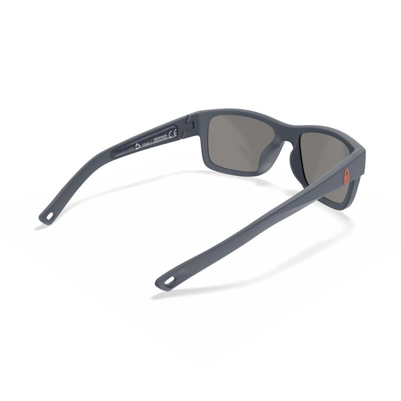 Lunettes de soleil polarisées flottantes voile SAILING 100 taille S Gris foncé