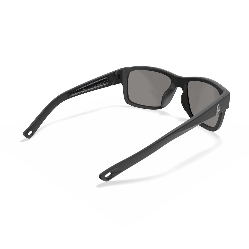 Sonnenbrille Segeln 100 schwimmfähig polarisierend Kat.3 Gr. M weiss