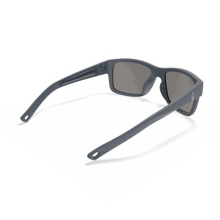 Сонцезахисні окуляри 100 для вітрильного спорту поляризаційні розмір М сірі