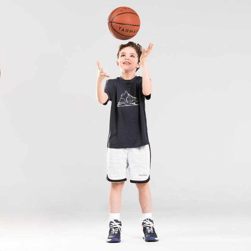 Camiseta Baloncesto Tarmak TS500 niños azul marino