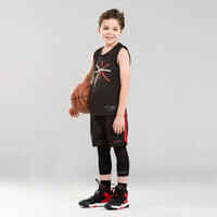 Basketballschuhe SS500H Kinder Fortgeschrittene schwarz/rot