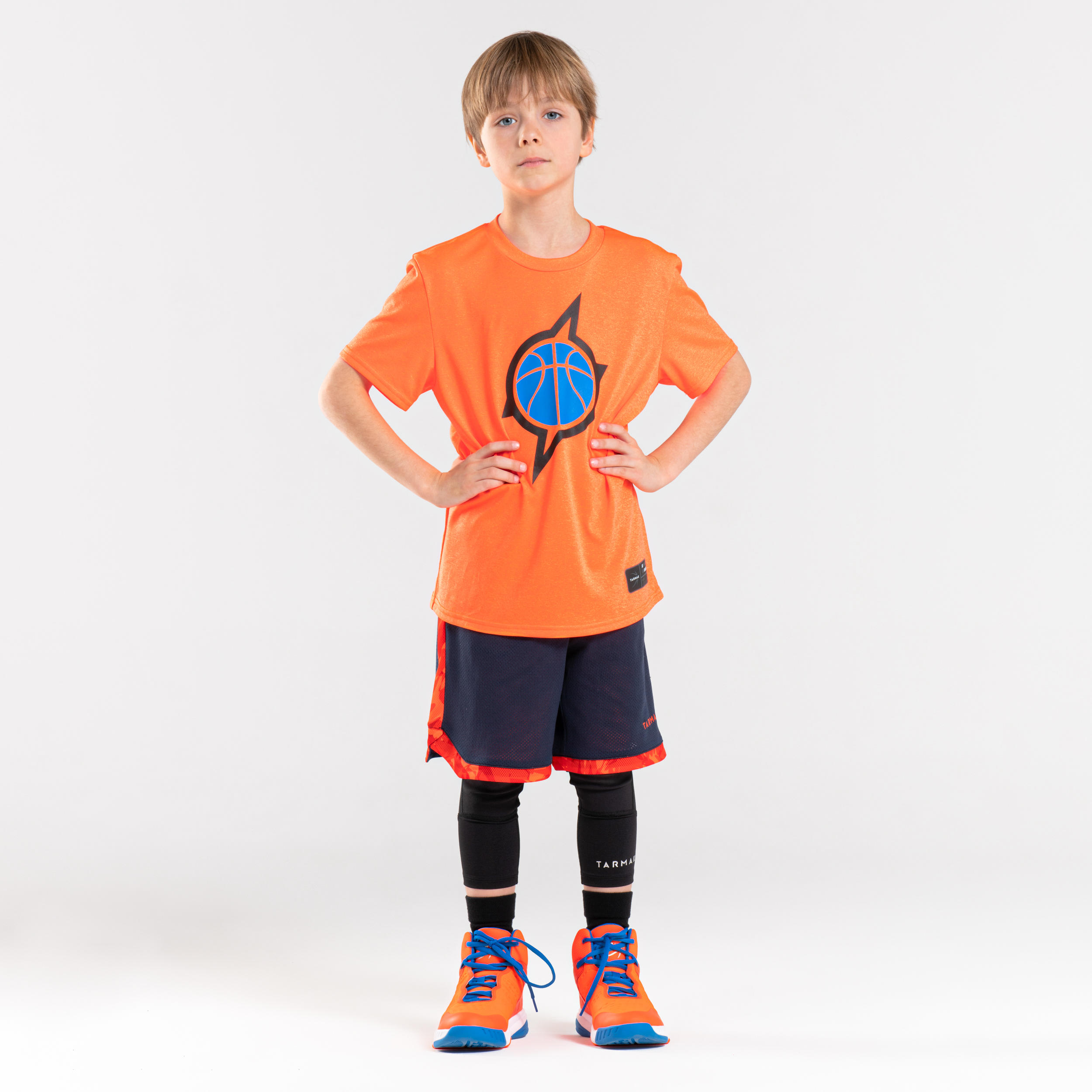 Buy Girls Boys Basketball T Shirt Jersey Ts500 Orange Online