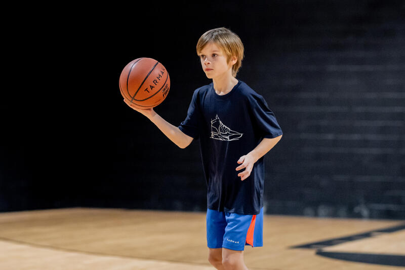 Camiseta Baloncesto Tarmak TS500 niños azul marino