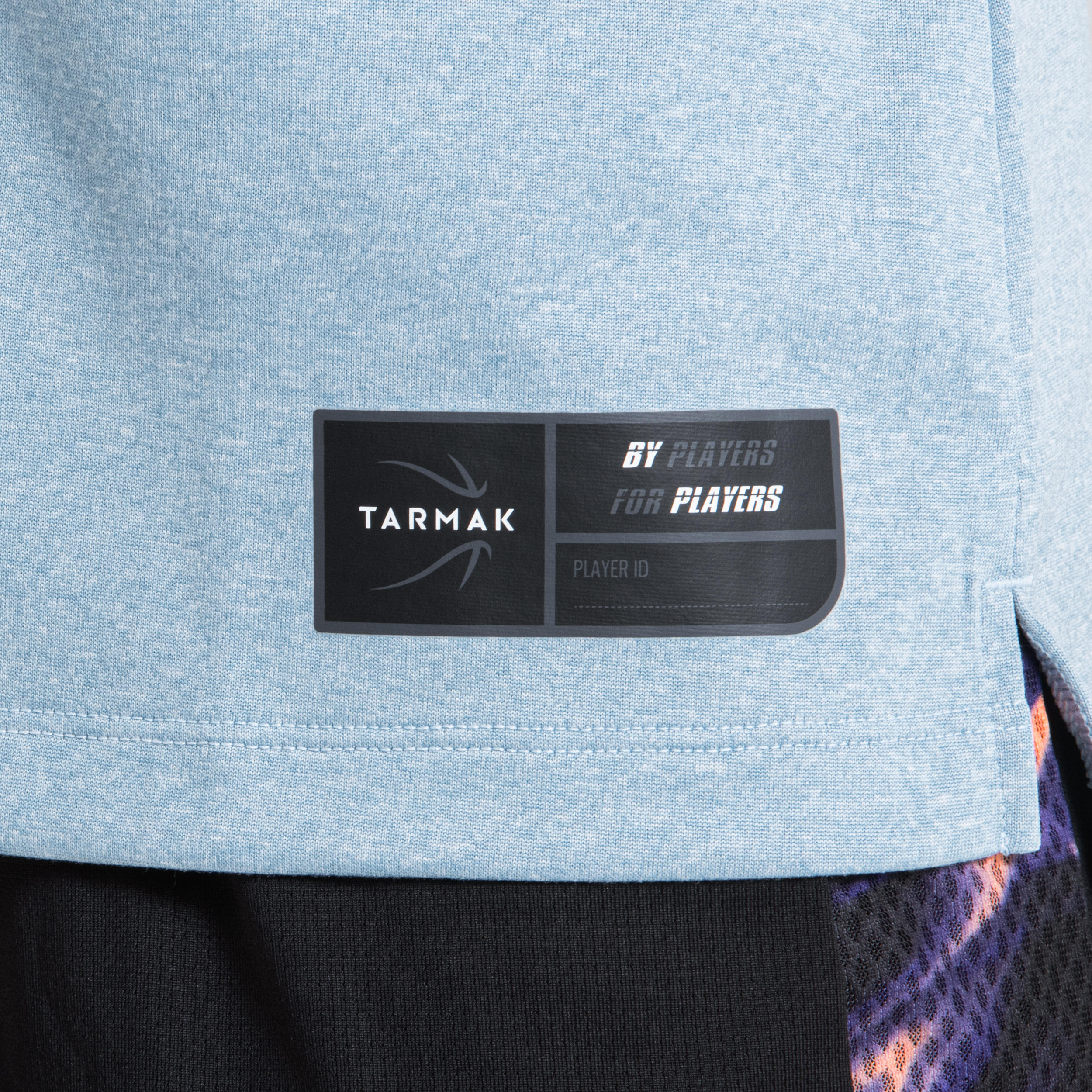 Women Basketball TShirt TS500  Blue Grey