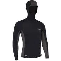 Bluză cu glugă Surf Anti-UV 500 Negru Adulți Articole pentru plaja - Bluză Surf Anti-UV 500 OLAIAN - Articole pentru plaja