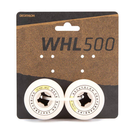 52 mm 99A Conical Skateboard Wheels 4-Pack - Ivory