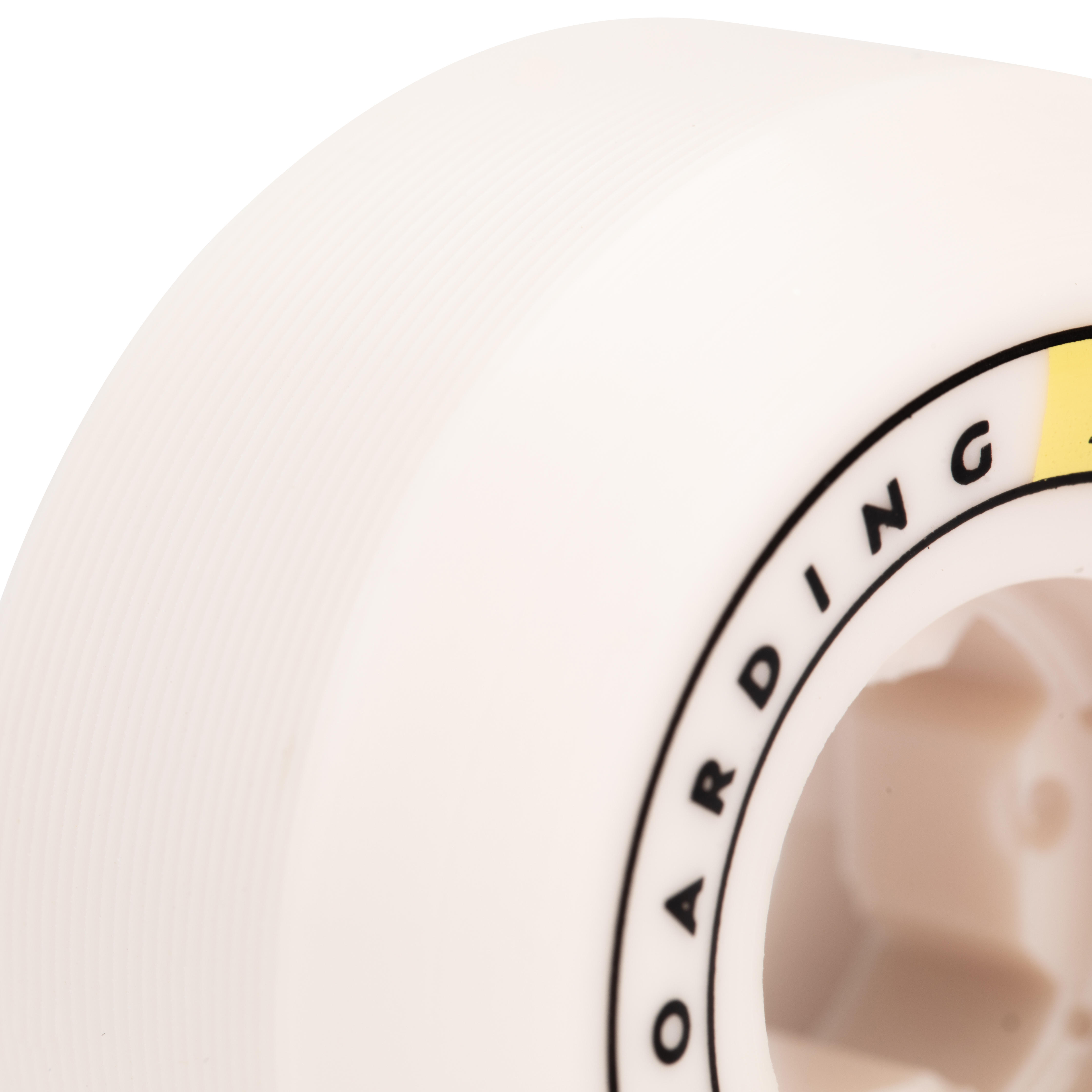 Skateboard Wheels - 99A 52 mm 4-Pack Ivory - DECATHLON