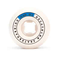 54 mm 99A Conical Skateboard Wheels 4-Pack - Ivory