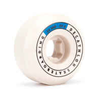 54 mm 99A Conical Skateboard Wheels 4-Pack - Ivory