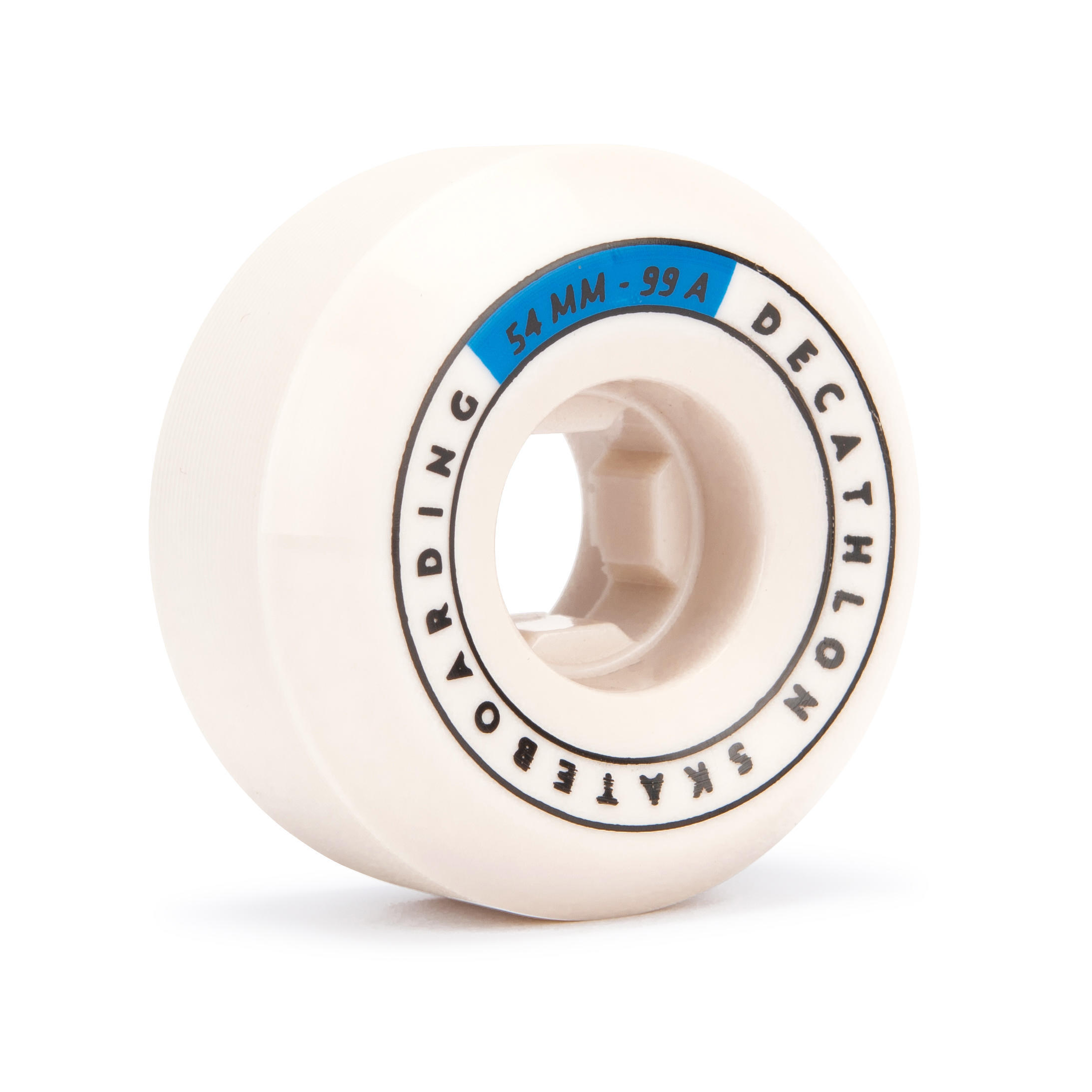 54 mm 99A Conical Skateboard Wheels 4-Pack - Ivory 3/10