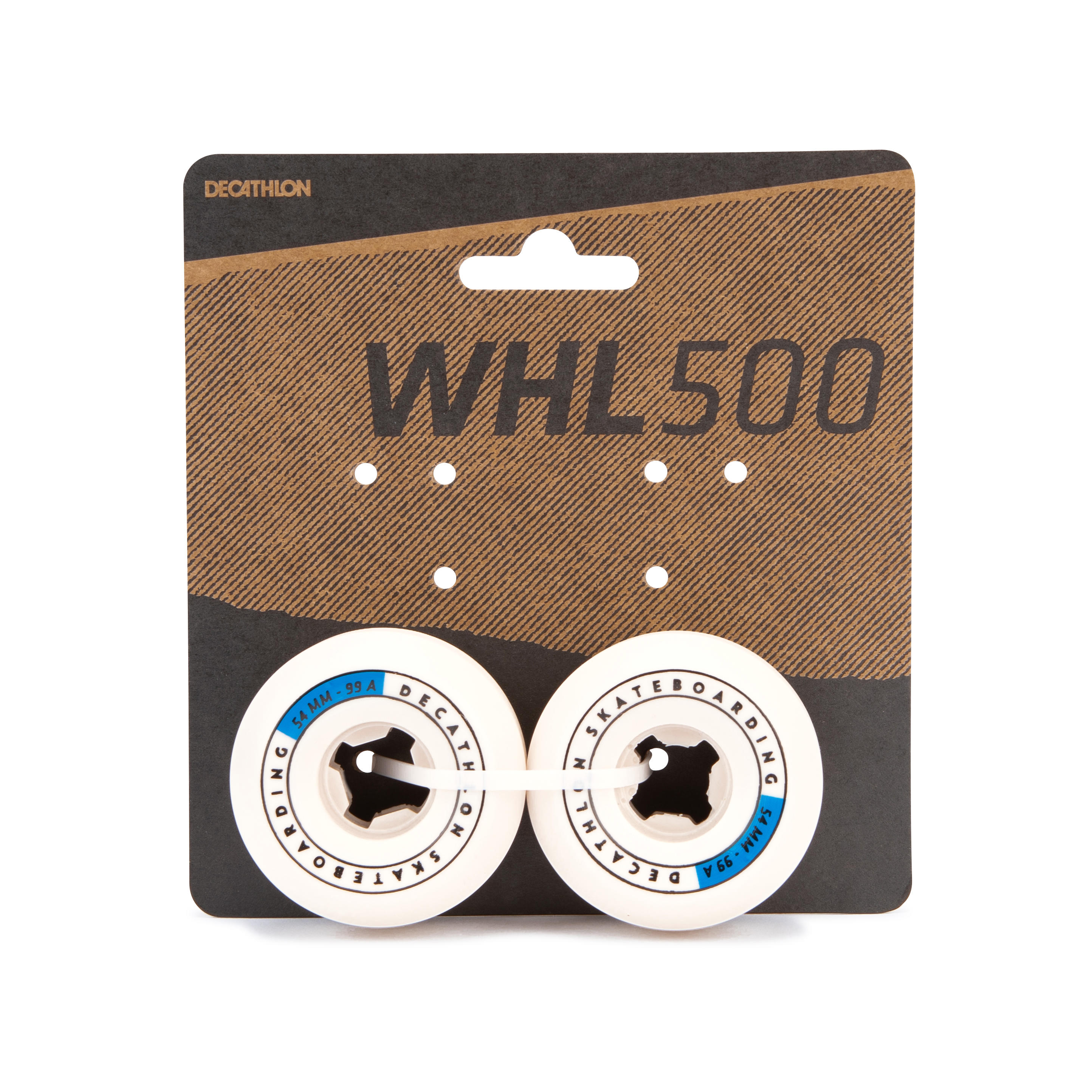 54 mm 99A Conical Skateboard Wheels 4-Pack - Ivory 7/10