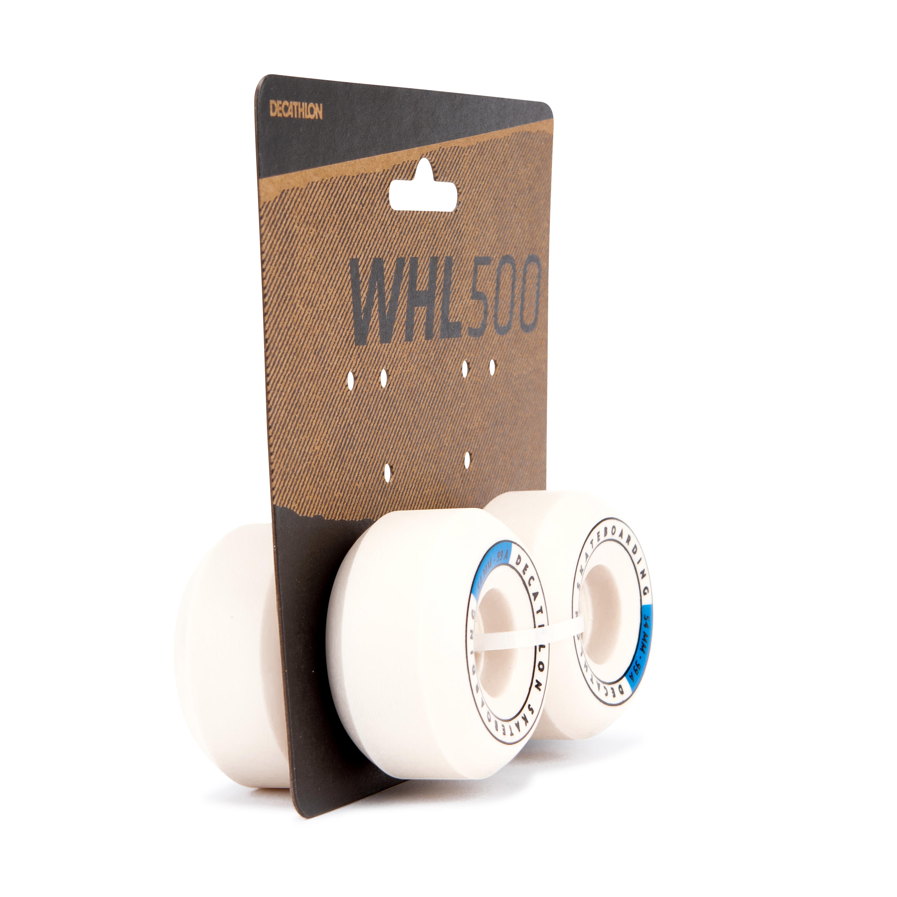 54 mm 99A Conical Skateboard Wheels 4-Pack - Ivory 9/10