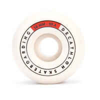 56 mm 99A Conical Skateboard Wheels 4-Pack - Ivory
