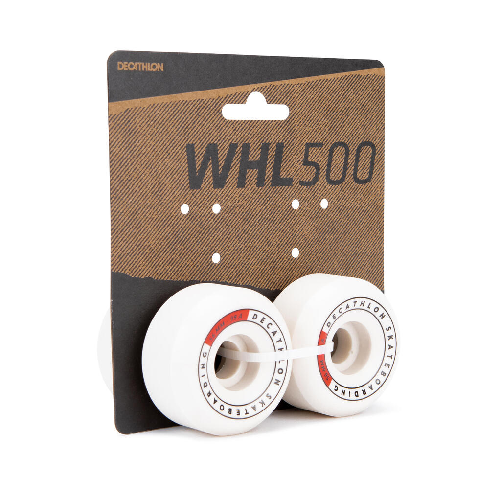 52 mm 99A Conical Skateboard Wheels 4-Pack - Ivory