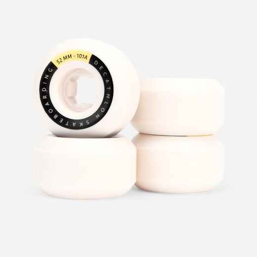 
      52 mm 101A Conical Skateboard Wheels 4-Pack - Ivory
  