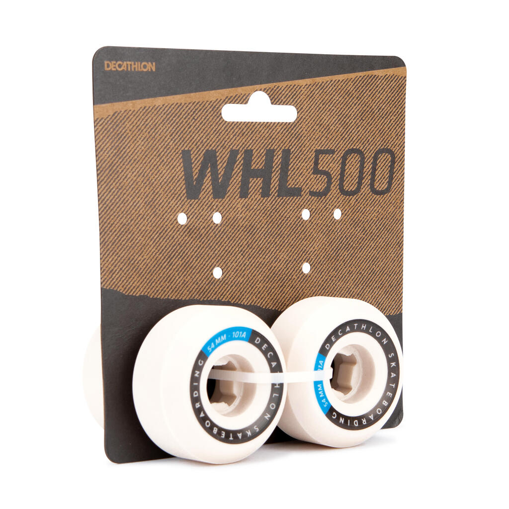 52 mm 101A Conical Skateboard Wheels 4-Pack - Ivory