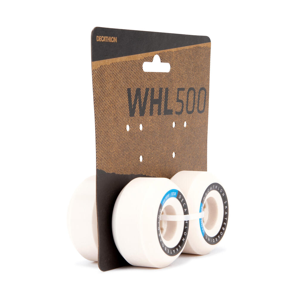 52 mm 101A Conical Skateboard Wheels 4-Pack - Ivory