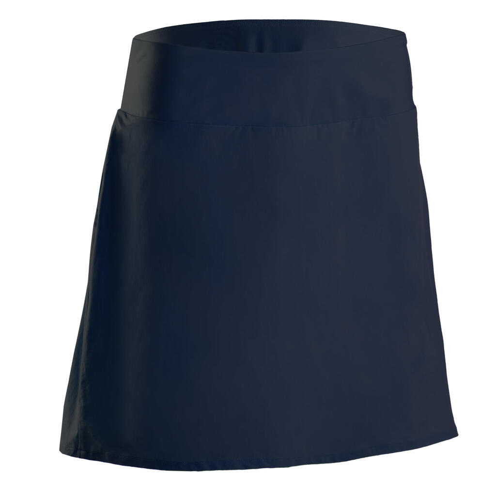 WOMEN'S GOLF SKORT - WW500 NAVY BLUE