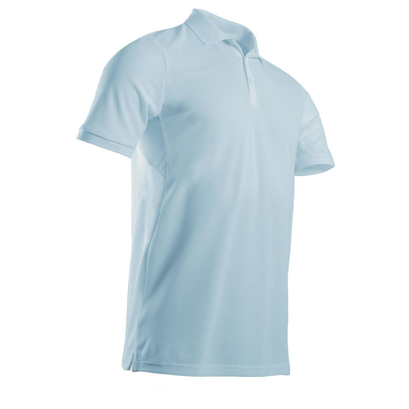 polo azul claro hombre