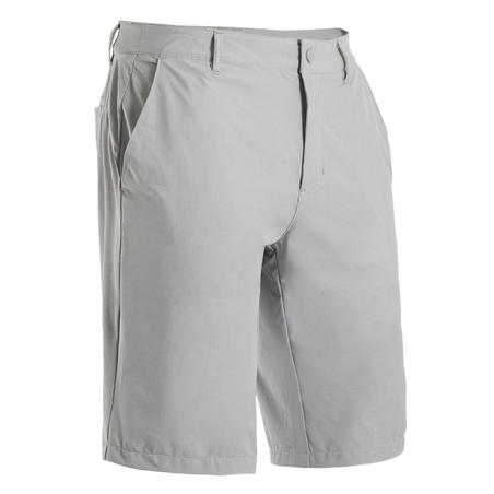 Men's golf shorts WW500 grey