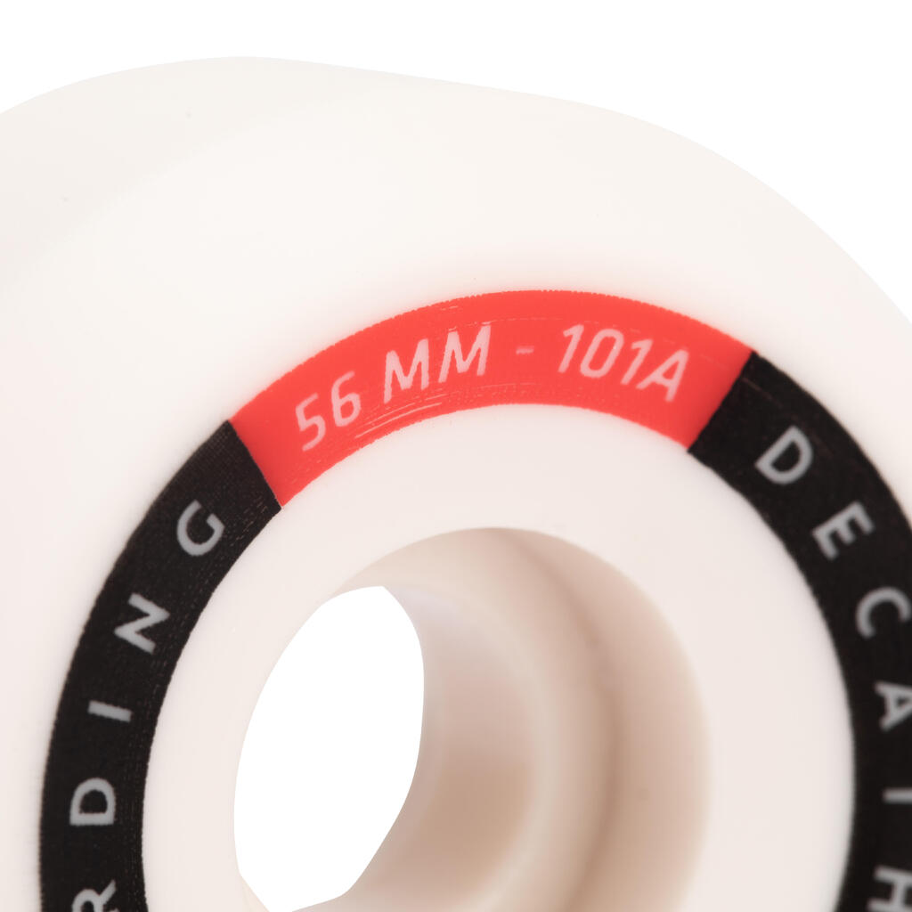 Beli točkovi za skejtbord (56 mm, 101 A, 4 komada)