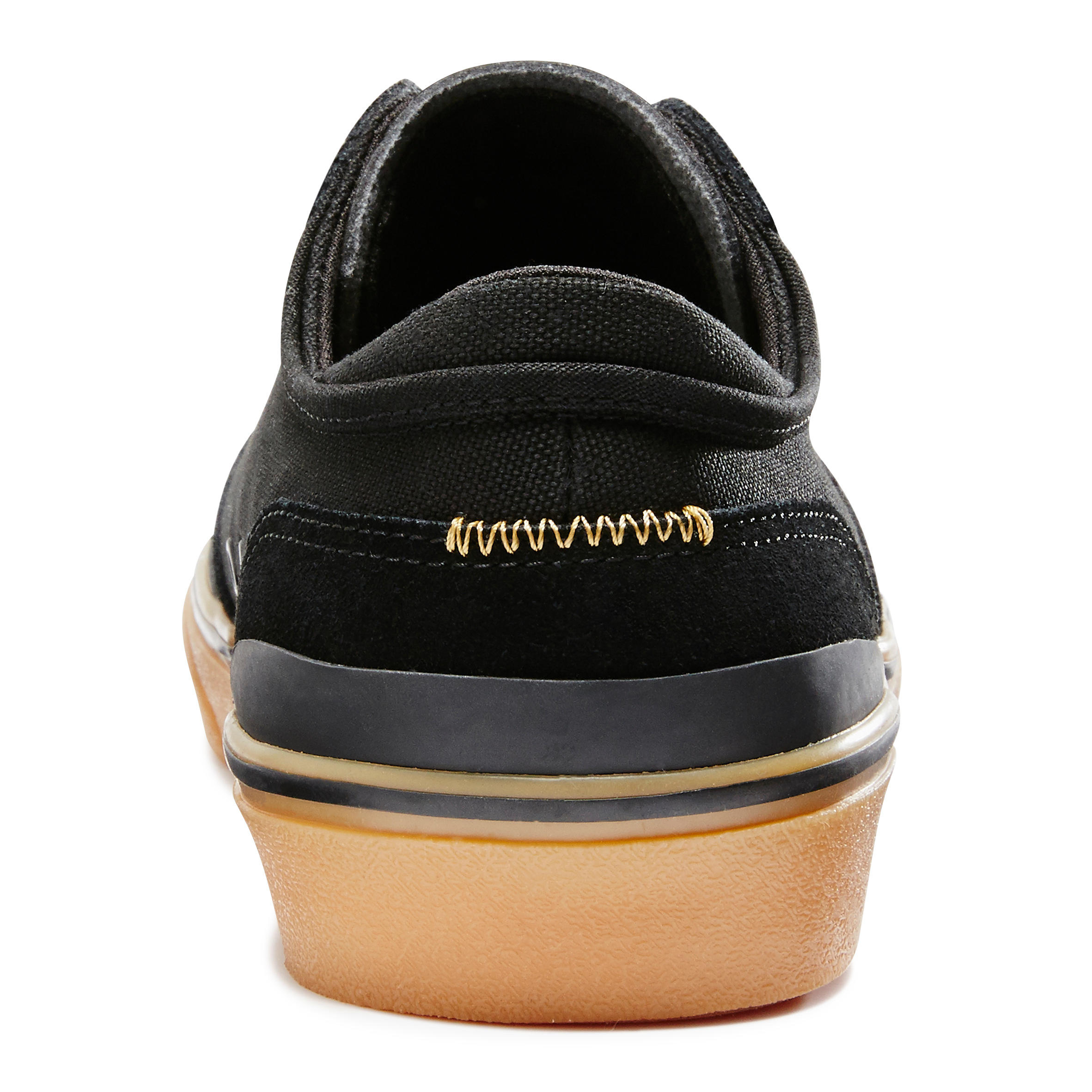 

Vulca 500 Adult Low-Top Skate Shoes - Black/Rubber Sole -  By OXELO | Decathlon