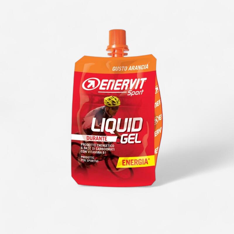 Gel Energetico Enervit Liquid Gel Arancia 60 ml carboidrati vitamine
