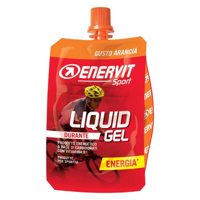 Gel Energetico Enervit Liquid Gel Arancia 60 ml carboidrati vitamine