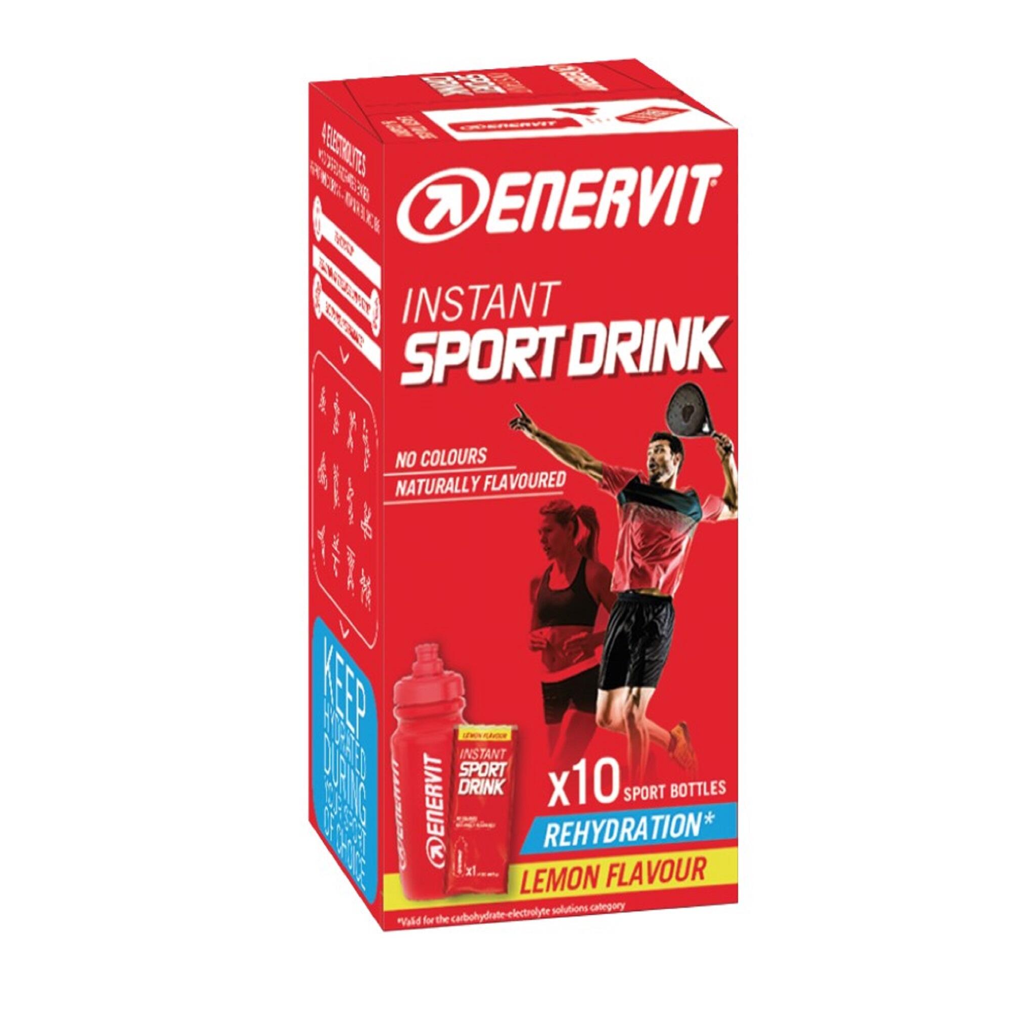 Decathlon | Bevanda energetica ipotonica Istant Drink Enervit Limone 10 buste da 16g |  Enervit
