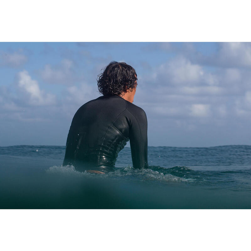 Neoprenshirt Surfen Herren 1,5 mm langarm - 900 schwarz