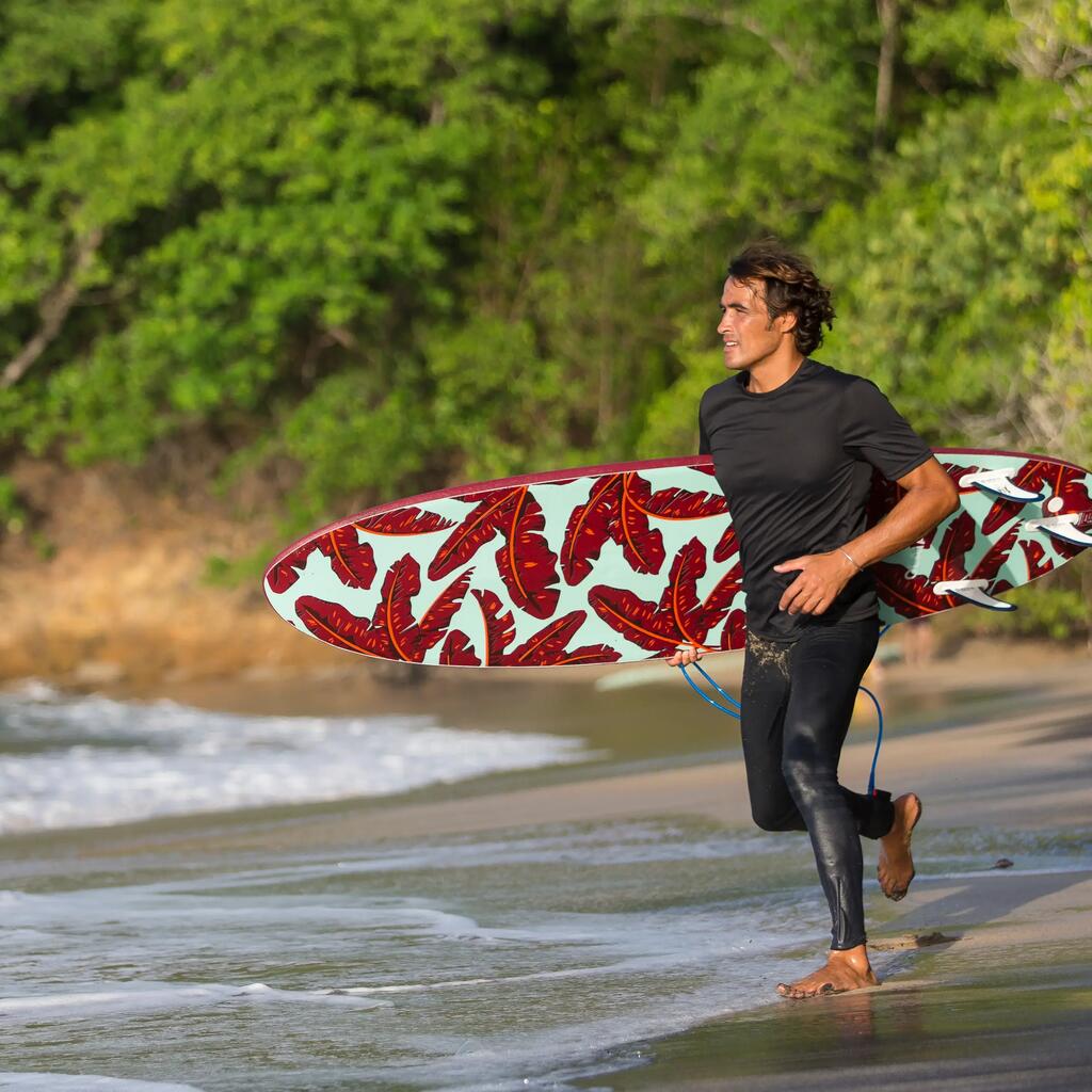 Pánske legíny na surfovanie 100 s UV ochranou veľkosť L bridlicovosivé