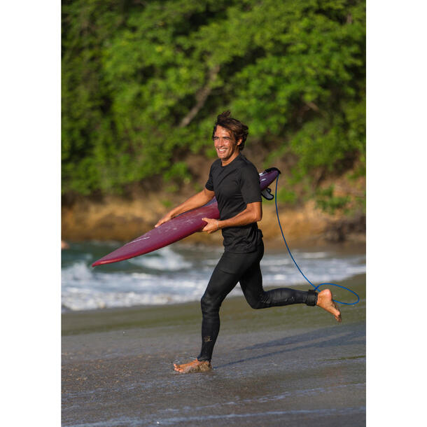 Men’s surfing 100 eco anti-UV leggings - Black