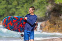 Men's Surfing long-sleeve anti-UV WATER T-Shirt - Blue