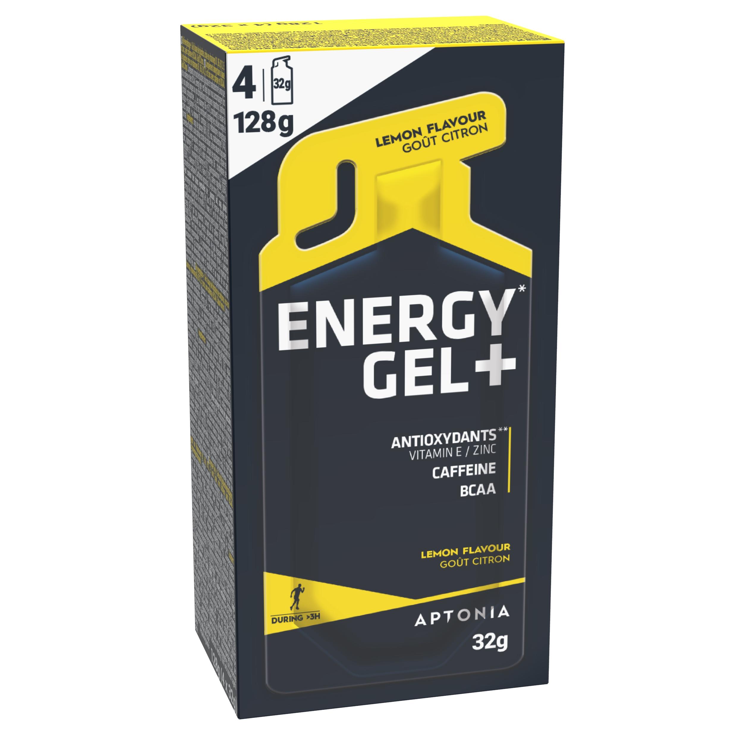 ENERGY GEL+ 4X32 G - LEMON APTONIA 
