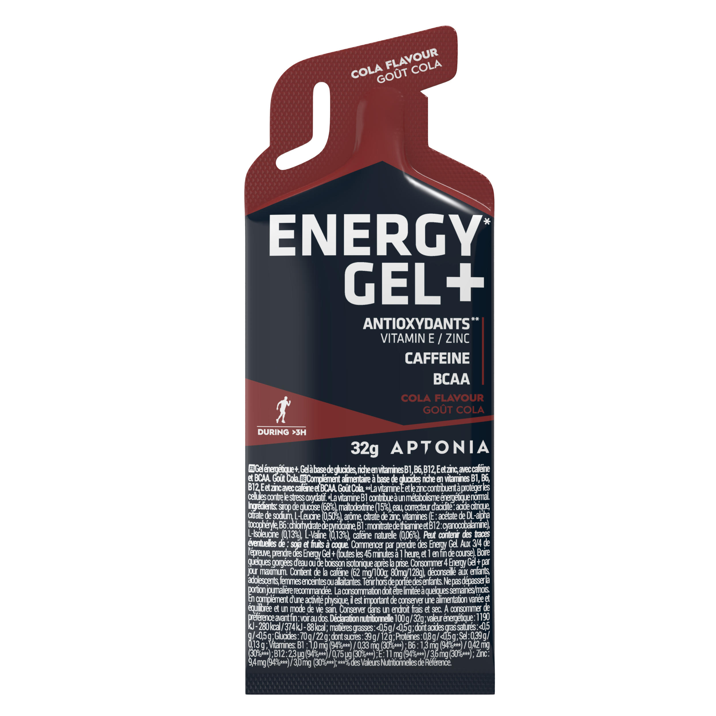 Gel énergétique ENERGY GEL + cola 1 X 32g APTONIA Decathlon