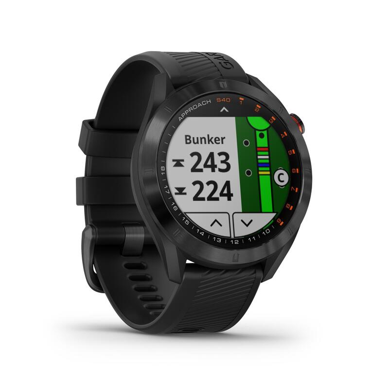 GPS-GOLFHORLOGE GARMIN S40 PREMIUM ZWART