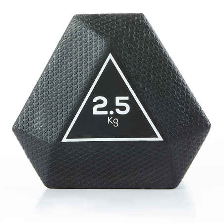 Mancuerna 2,5 kg hexagonal dumbbell musculación cross training Corength