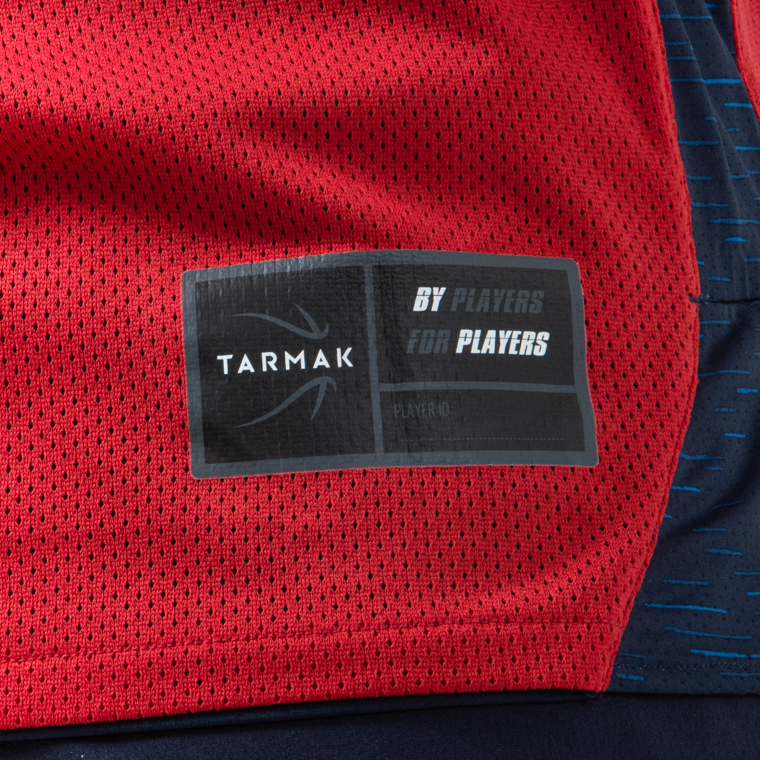Canotta basket uomo T500R reversibile blu-rosso 7/7
