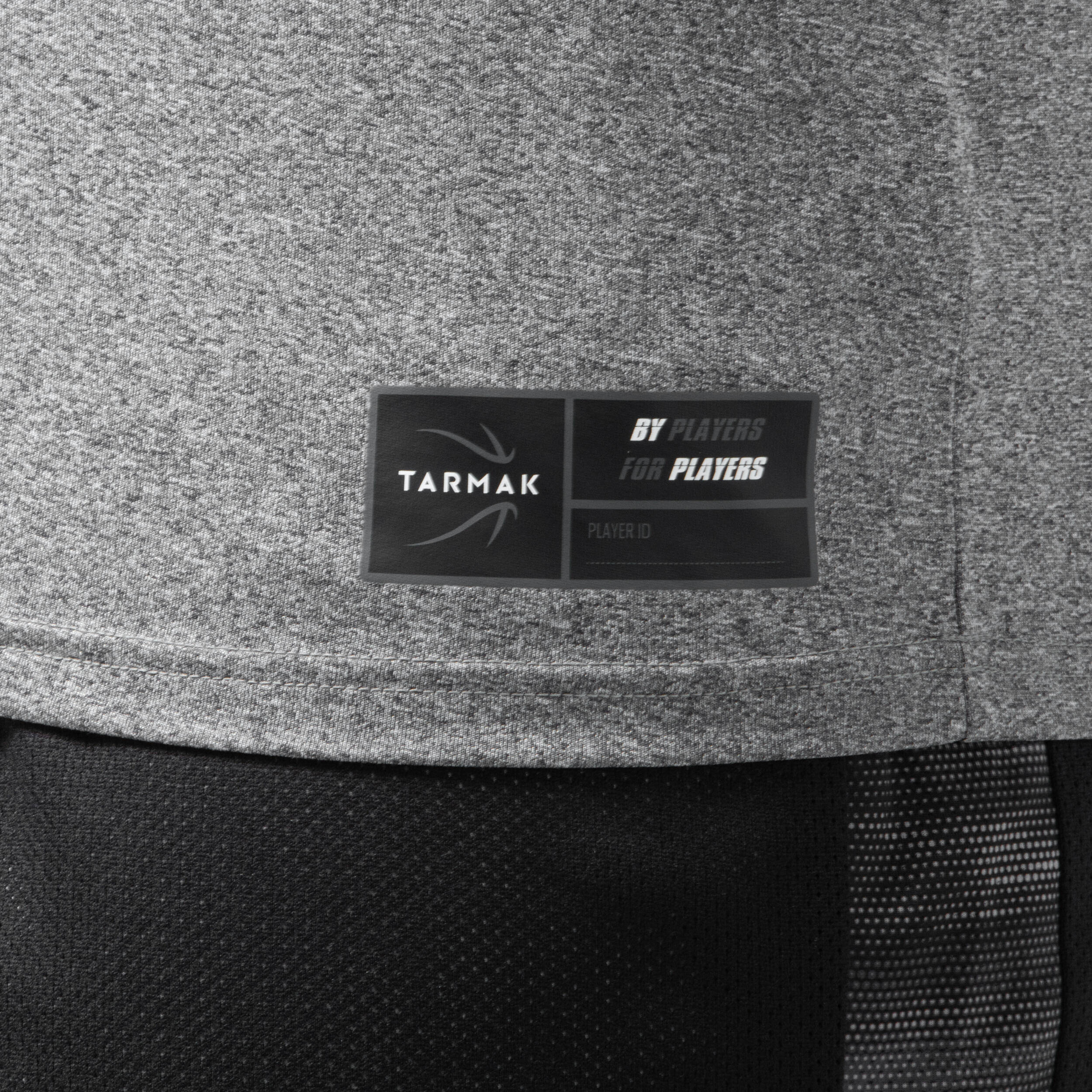 Men's Sleeveless Basketball T-Shirt / Jersey TS500 - Grey/Racket -  2