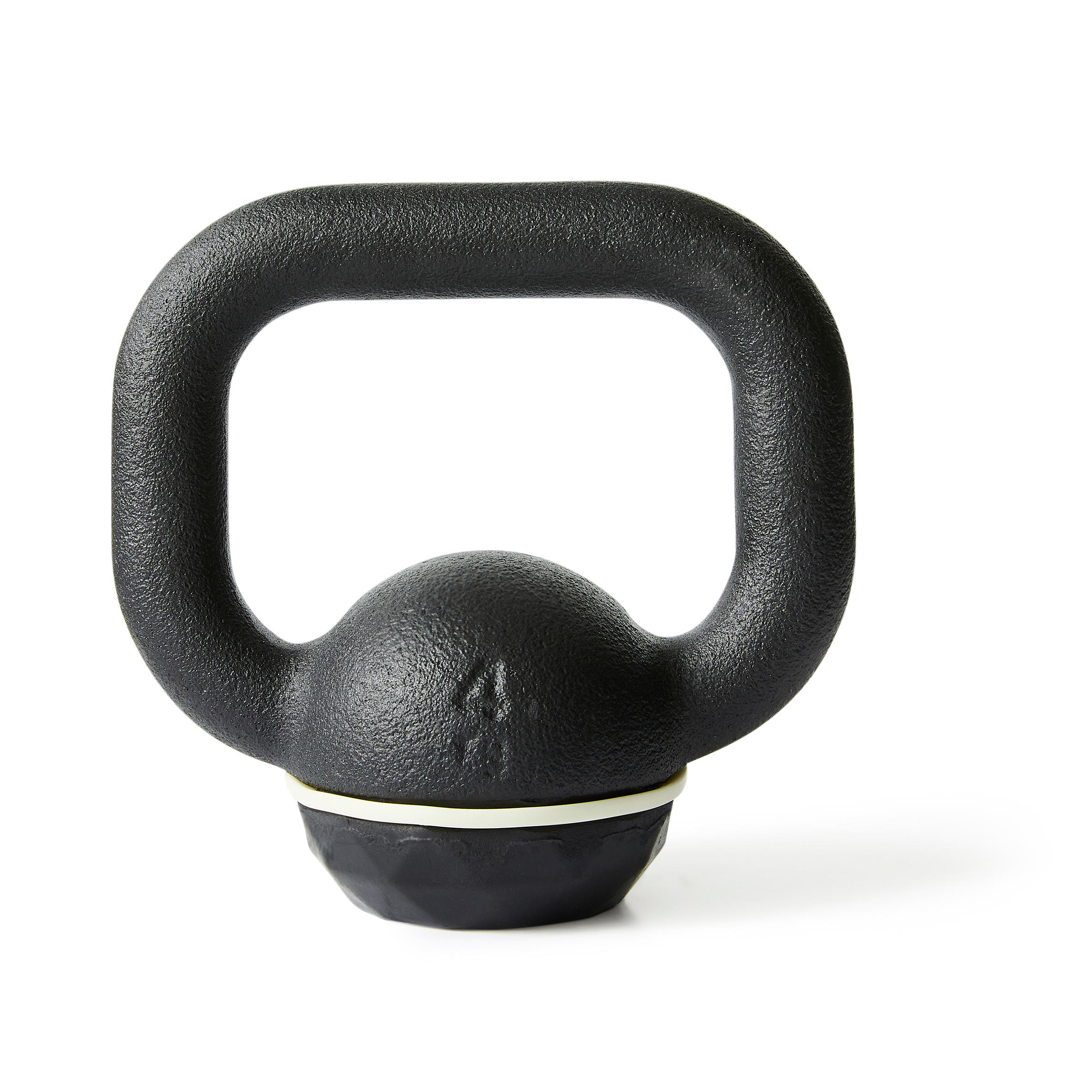 Pesa de hierro fundido con base de goma de 4 kg Kettlebell 12/17