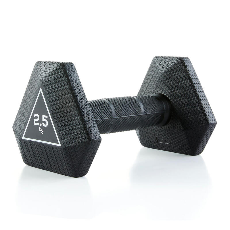 HALTERE HEX HEXAGONAL DUMBBELL 2,5 KG