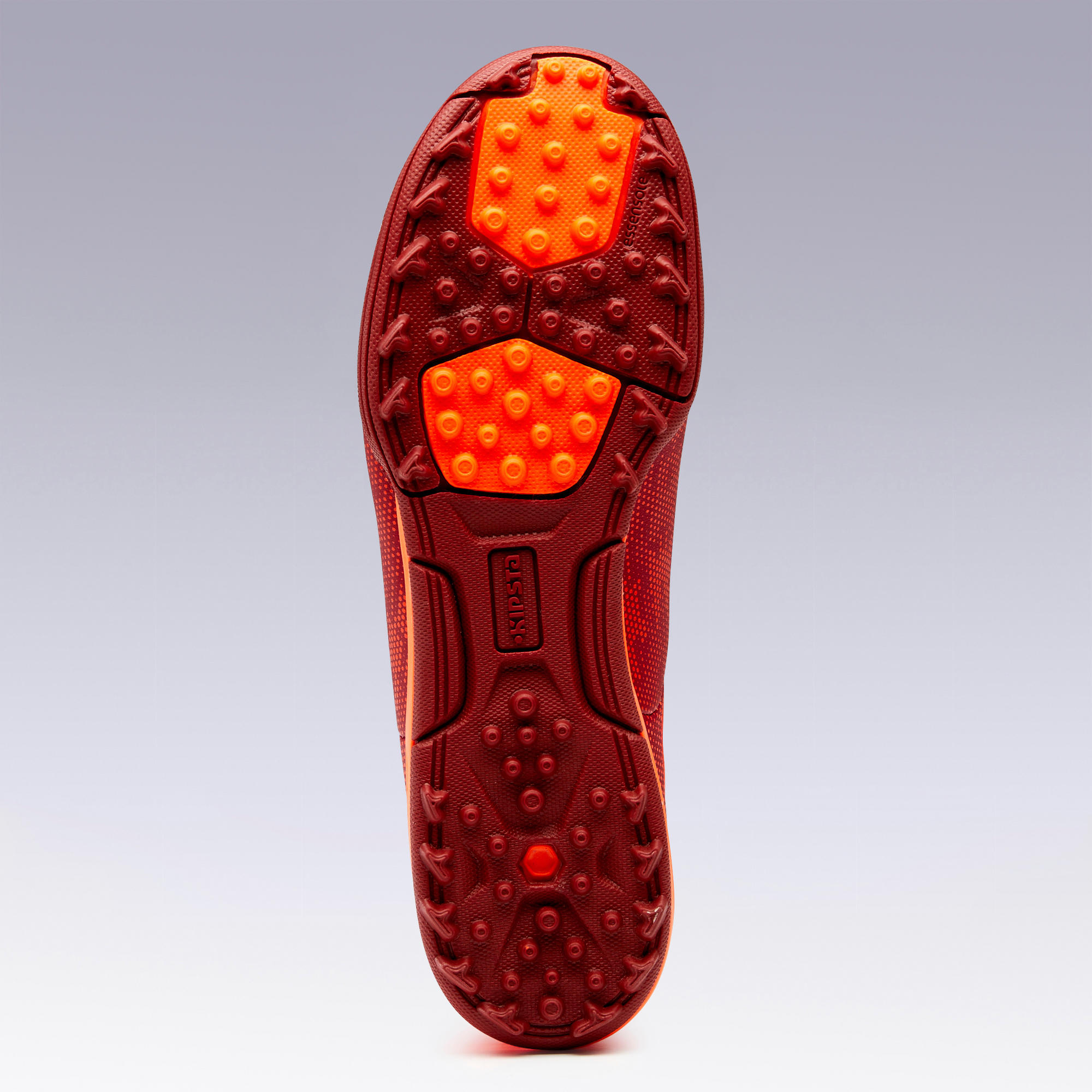 Kids' Hard Pitch Football Boots Agility 900 Turf TF - Red/Orange 5/7