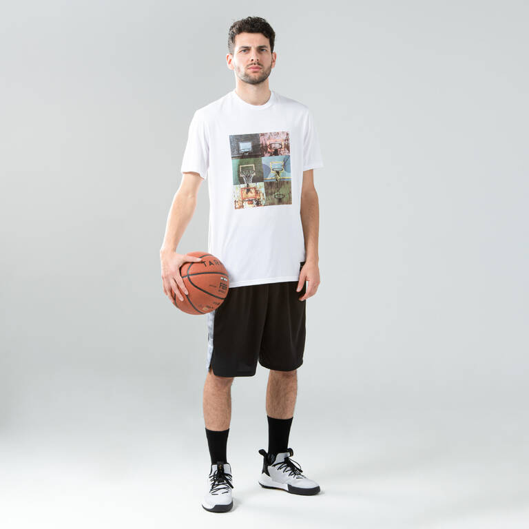 Men's Basketball T-Shirt / Jersey TS500 - White 6 Photos - Decathlon