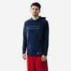 Long-Sleeved Hooded Basketball T-Shirt TS500LS - Navy