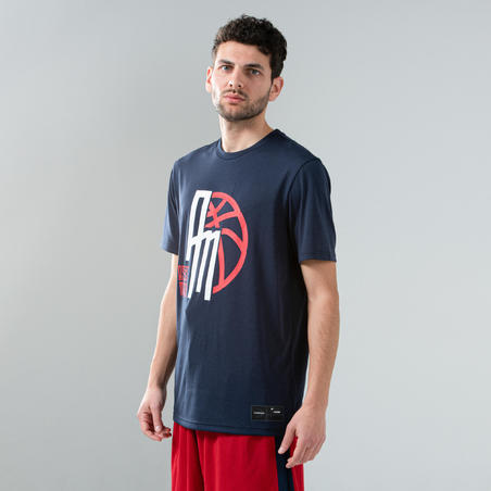 Men's Basketball T-Shirt / Jersey TS500 - Navy Assists Maker